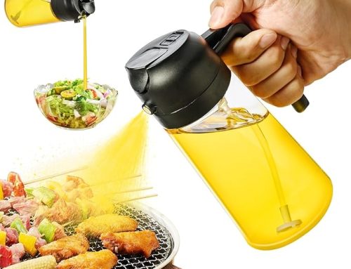 best Kmils Oil Dispenser Bottle, Oil Sprayer for Air Fryer, Oil and Vinegar Pourer and sprayer bottle, Kitchen Oil Bottle | 500ml (Multicolor)