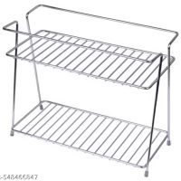 Stainless Steel 2-Tier Kitchen Rack