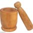 Wood Mortar Pestle Set,