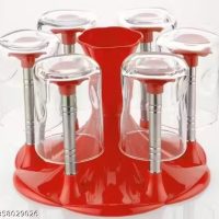 Plastic and Stainless Steel Glass Stand